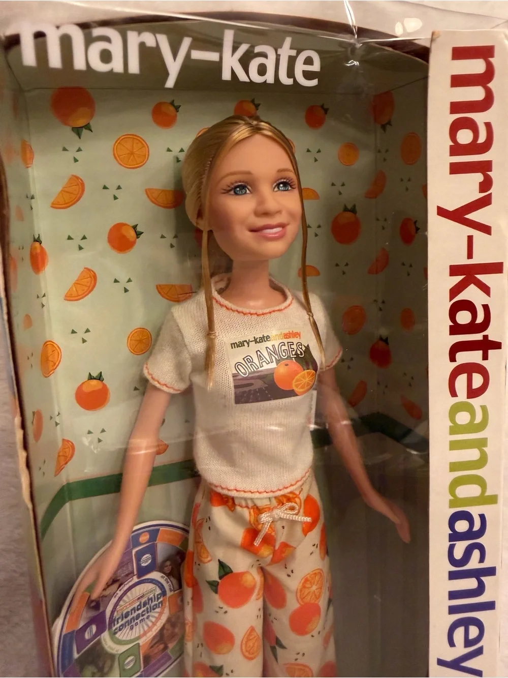 NIB Vintage 2002 Mary-Kate & Ashley Fashion Pajamas Dolls Mattel Walmart Excl